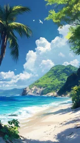 Paradise Cove Awakens: Where Turquoise Waters Kiss Verdant Cliffs