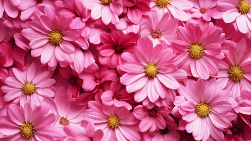 Pink Dahlias: Chromatic Density and Radial Petal Architecture.