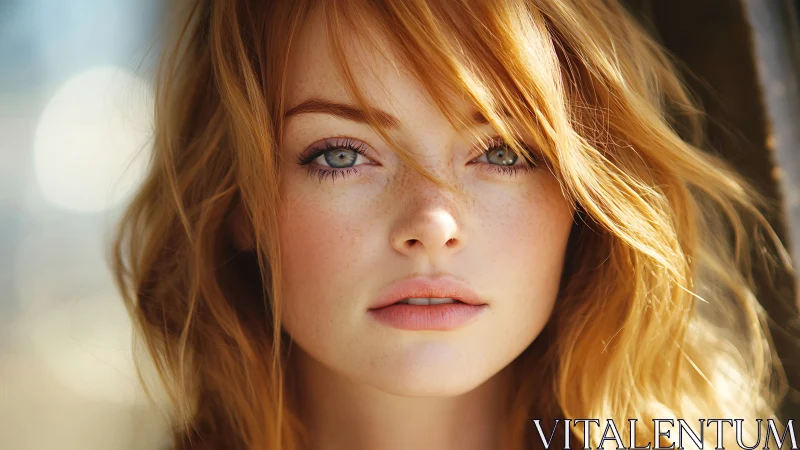 High-key close portrait with shallow depth, soft natural backlight