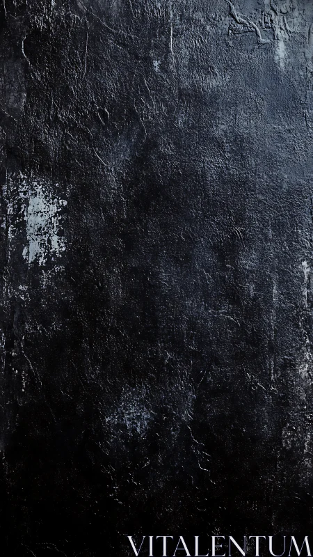Textured dark plaster wall with distressed matte surface details.