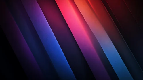 Vibrant diagonal abstract lines with gradient lighting effect.