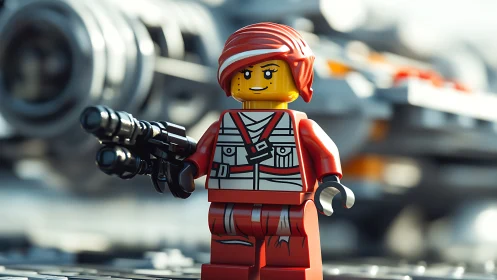 Brick rogue grins at the galaxy, blaster ready for mischief