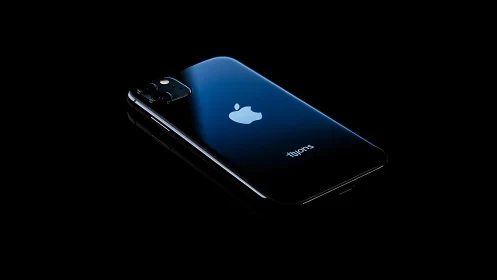 Premium Smartphone Product Showcase with Studio Lighting.