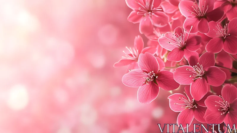 Pink flowering plant with delicate petals and visible stamens