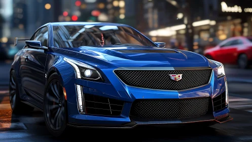 Midnight blue city cruiser with bold modern street flair.