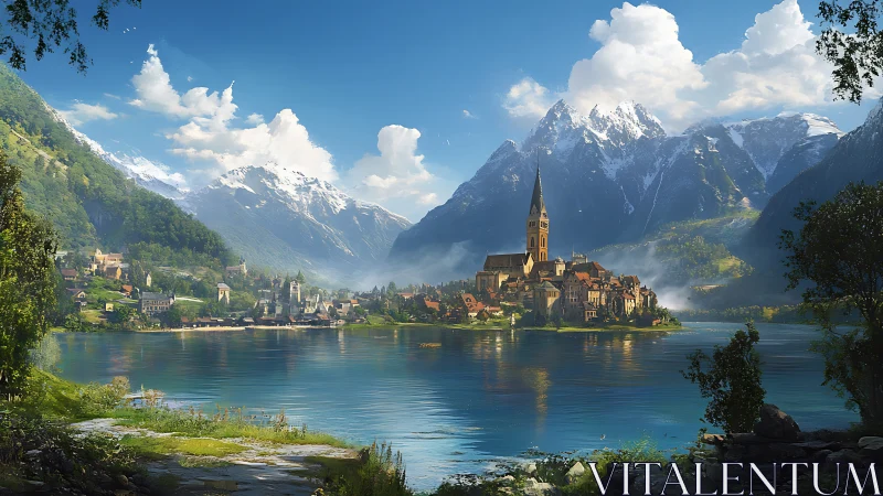 Where Alpine Dreams Collide with Crystalline Waters Below