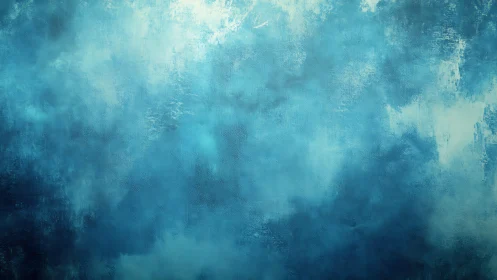 Cerulean abstract texture blends misty gradients softly.