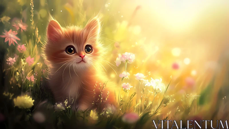 Meet a Golden Kitten in Wildflower Dreams.