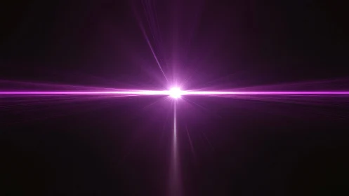 Radiant magenta laser burst across deep cosmic void.