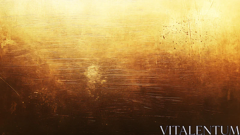 Brushed gold metal texture with warm gradient surface.