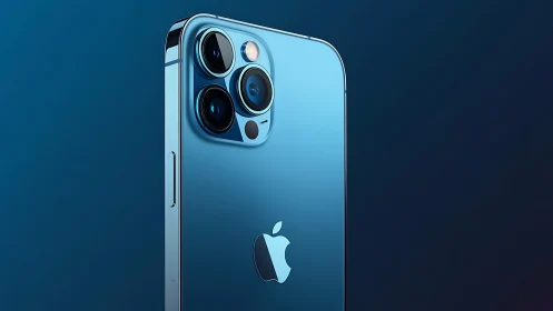 Premium iPhone Pro showcases advanced triple camera system design