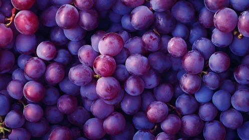 Midnight grape chorus shimmering in velvet-purple glow.