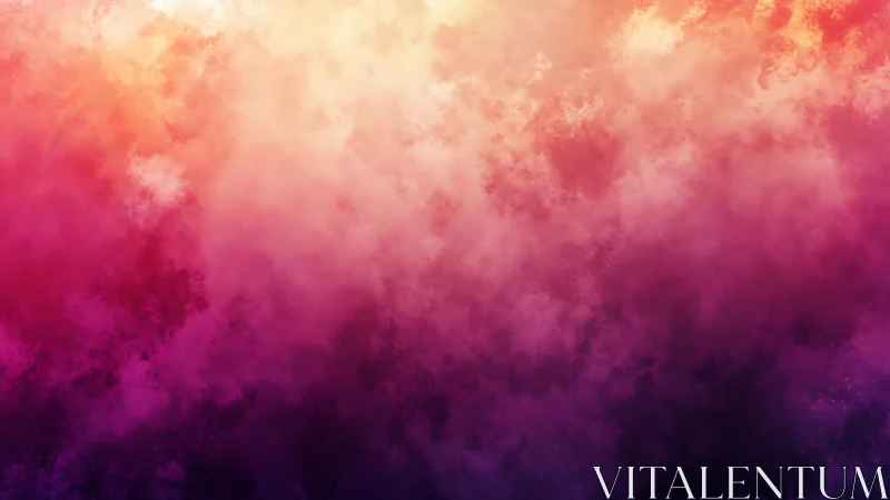 Gradient cloud texture shows saturated warm to cool spectrum