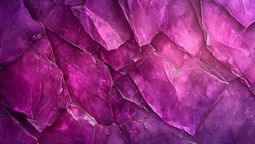 Amethyst shard wall glows in layered violet crystal light.