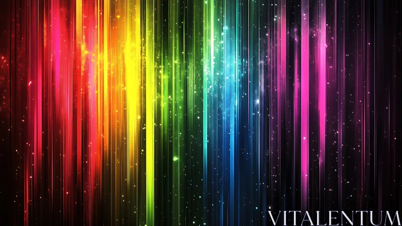 Multispectral photon cascades in vertically quantized neon field.