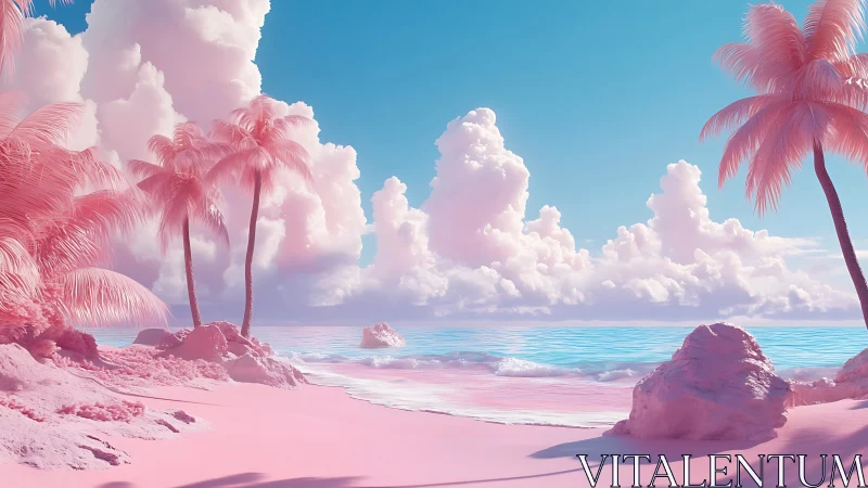 Dreaming in Rose: Tropical Paradise Reimagined.