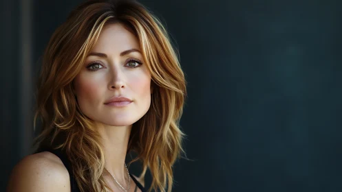 Soft-lit female portrait uses shallow depth and tonal contrast