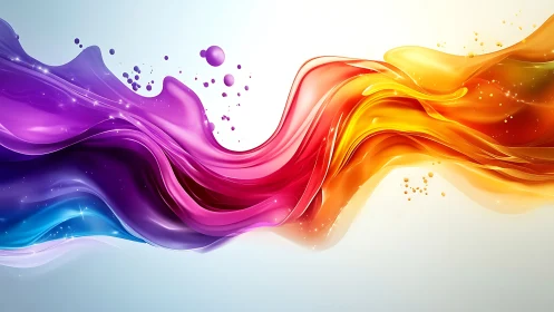 Digital painting waveforms in prismatic liquid gradient flow.