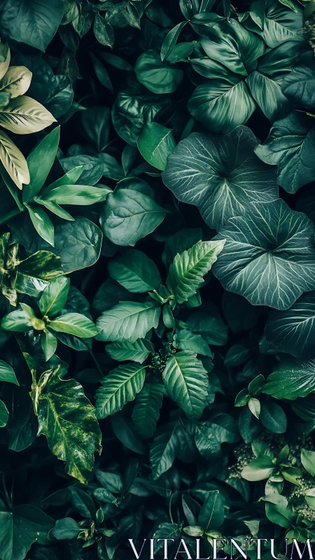 Whispering jungle leaves weaving a lush emerald tapestry.