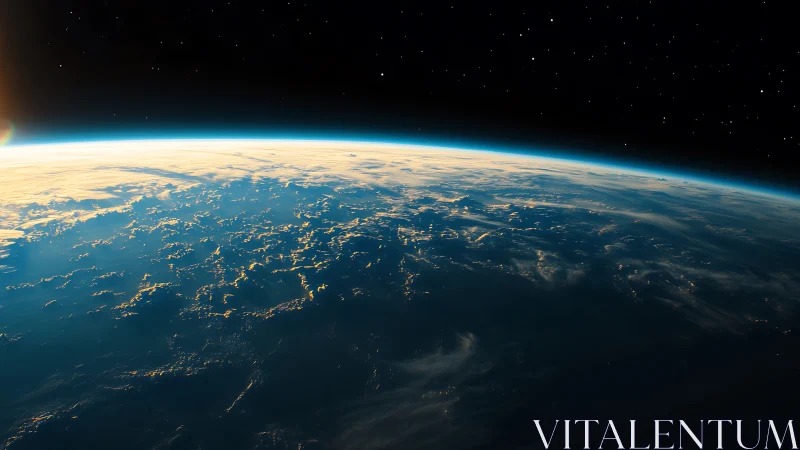 Low Earth orbit sunrise reveals atmospheric scattering gradients