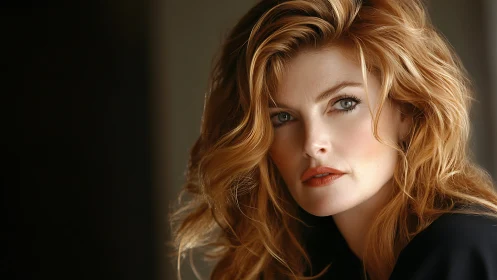 Cinematic close-up portrait uses soft focus and warm rim light