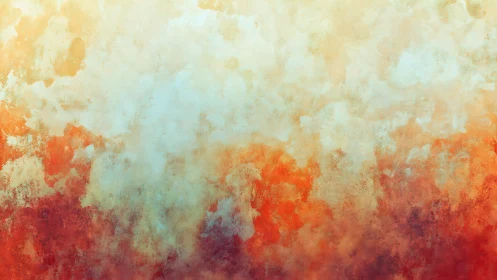 Sunset embers quietly climb into a pale morning sky