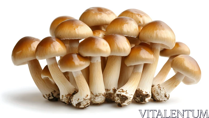 Golden mushroom cluster standing like a tiny forest chorus.