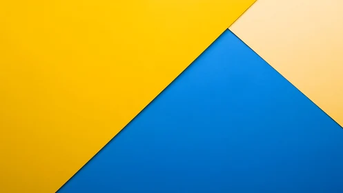 Color planes intersect and quietly choreograph bold balance