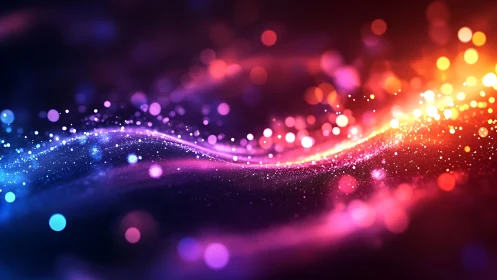 Spectral bokeh wavefronts in high-saturation chromatic space.