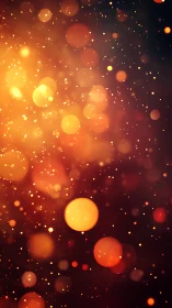 Defocused circular light particles form layered bokeh field