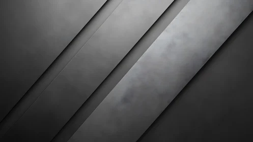 Diagonal steel panels on dark minimalist background design.
