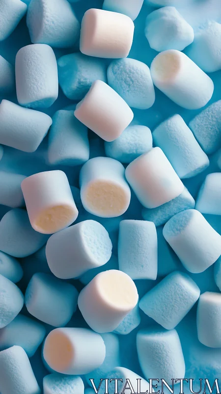 Pillowy Marshmallow Cloud Collage Delights Textured Sweetly