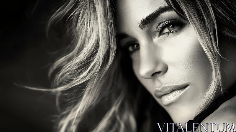 Softly lit close‑up portrait with deeply thoughtful gaze.