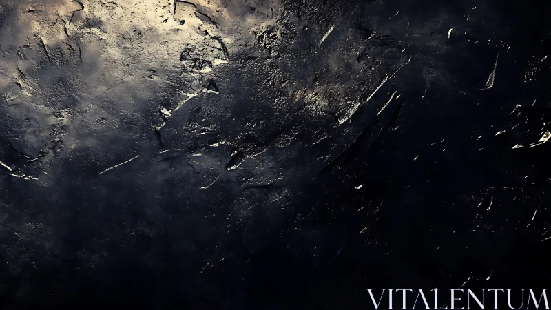 Midnight metal remembers sunlight in scraped cosmic shadows