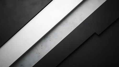 Oblique luminance bands with high-contrast planar geometry.