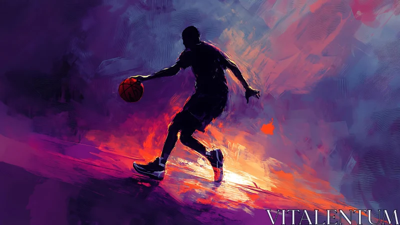 Streetlight crossover: bold basketball energy in color.