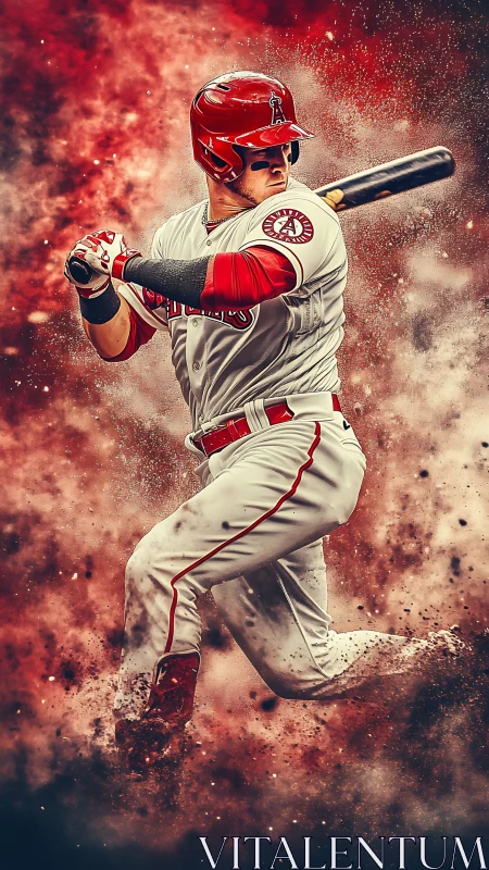 Slugger carves a comet trail through molten ballpark starlight