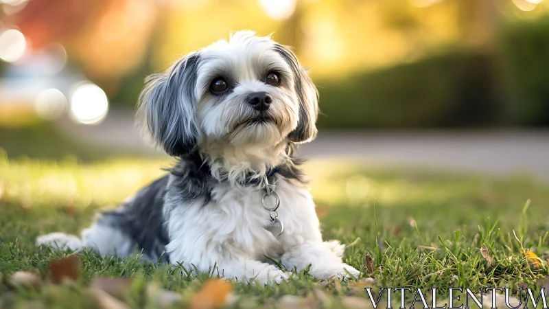 Shih Tzu Portrait: Shallow Depth Field Study with Bokeh Rendering