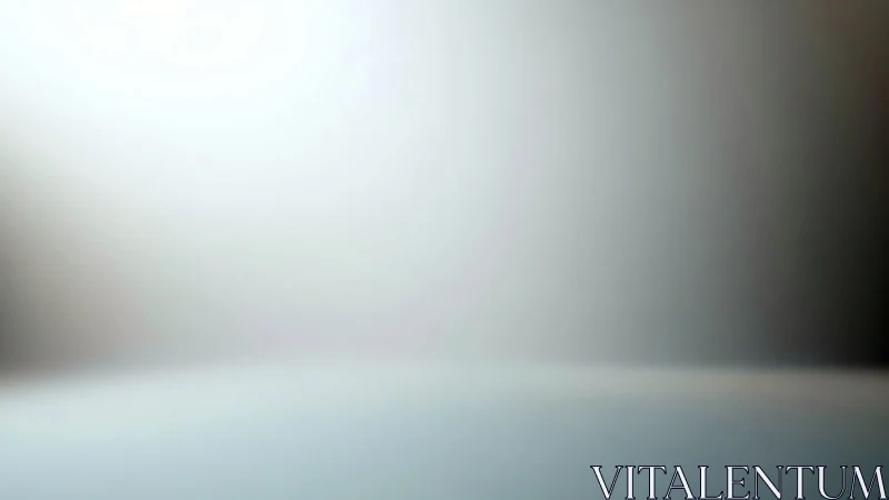 Soft horizon fade between silver fog and quiet light.