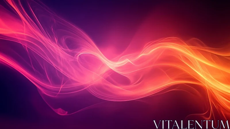 Luminous Wave of Energy Flowing Through Vibrant Color Spectrum.