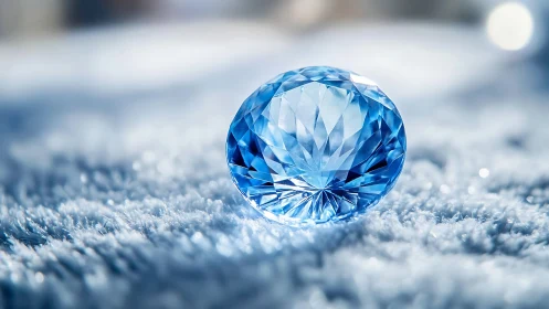 Cool sapphire daydream rolls across a frosted light field