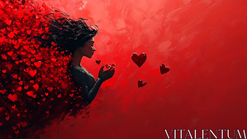 Silhouette Dispersal: Emotional Fragmentation Through Digital Painting.