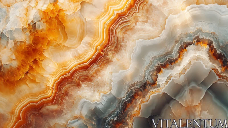 Sunlit stone currents flowing through warm crystal layers.