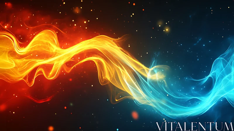 Fire and Ice Dance: A Glowing Encounter.