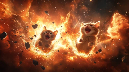 Kittens in an Epic Cosmic Explosion Adventure.