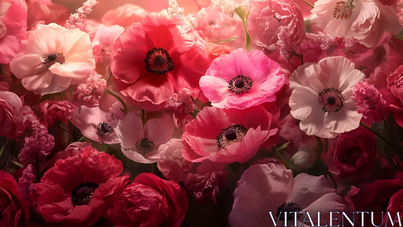 Vibrant Pink Blooms Create a Dreamy Floral Paradise
