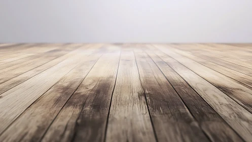 Linear perspective study of weathered timber floor plane.