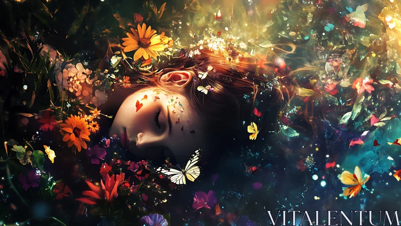 Dreaming in wildflowers and wandering butterflies.