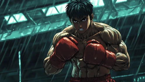 Rain-Soaked Boxer Stance.