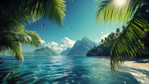 Emerald Waters Frame Twin Peaks in Paradise